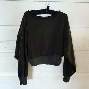 Free people off shoulder sweater size xs